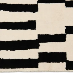 Vloerkleed Cato black 170x230 cm