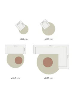 Vloerkleed Eli beige 200 x 290 cm