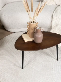 Vloerkleed Ella beige rond ø200 cm