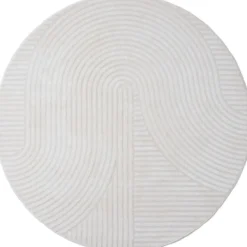 Vloerkleed Ella Cream Rond ø280 cm
