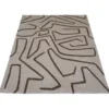 Vloerkleed Labyrint beige 240x340 cm