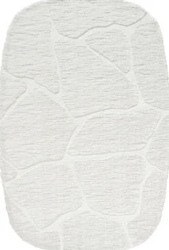 Vloerkleed Macy Creme - Rounded Corners 160 x 230 cm