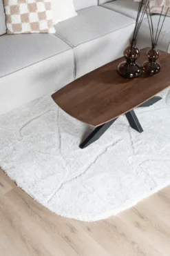 Vloerkleed Macy Creme - Rounded Corners 200 x 290 cm