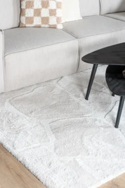 Vloerkleed Macy Creme 240 x 340 cm