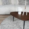 Vloerkleed Mica Naturel/Brown Rond ø160 cm