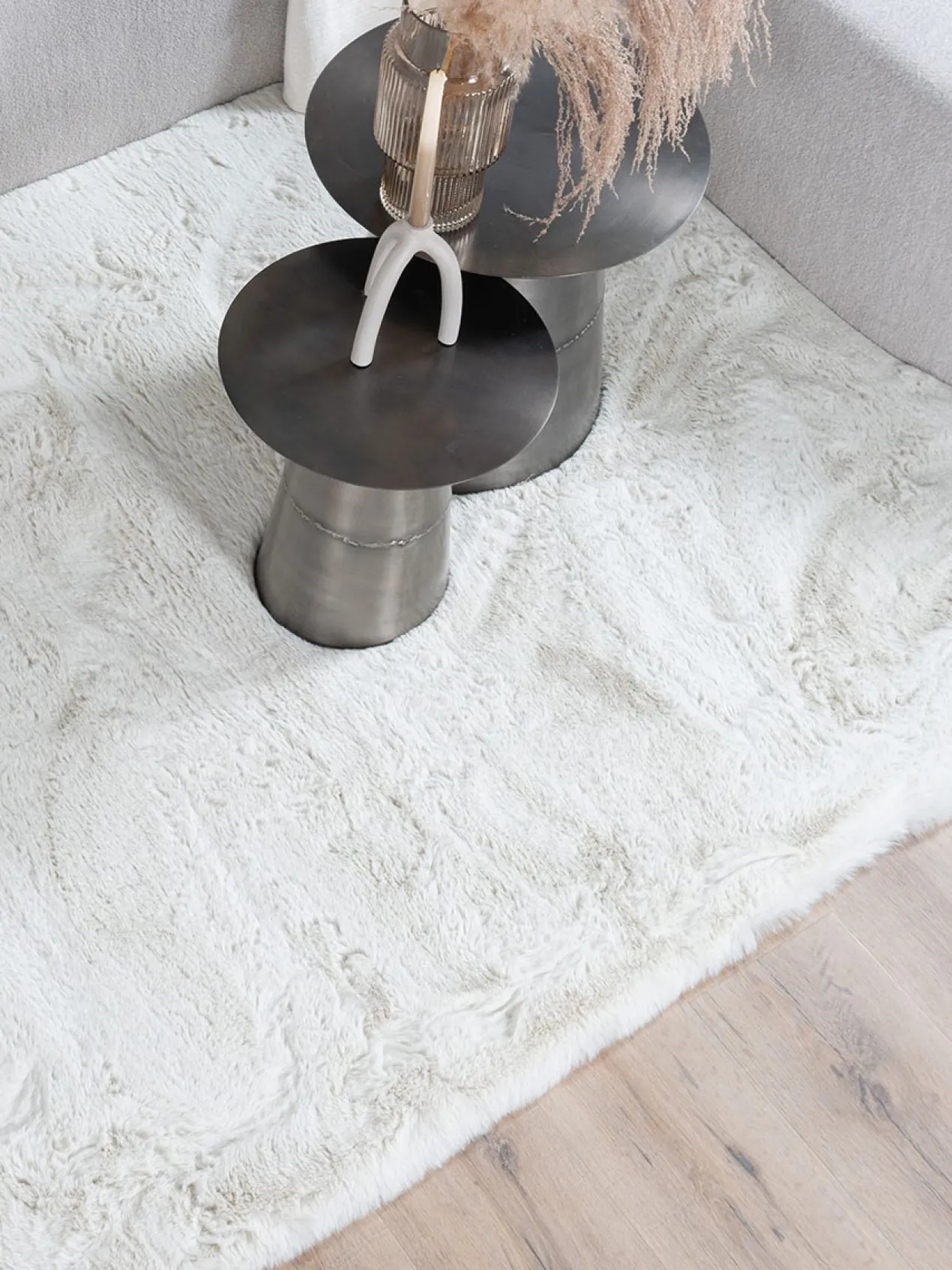 Vloerkleed Morbido Beige 200 x 280 cm