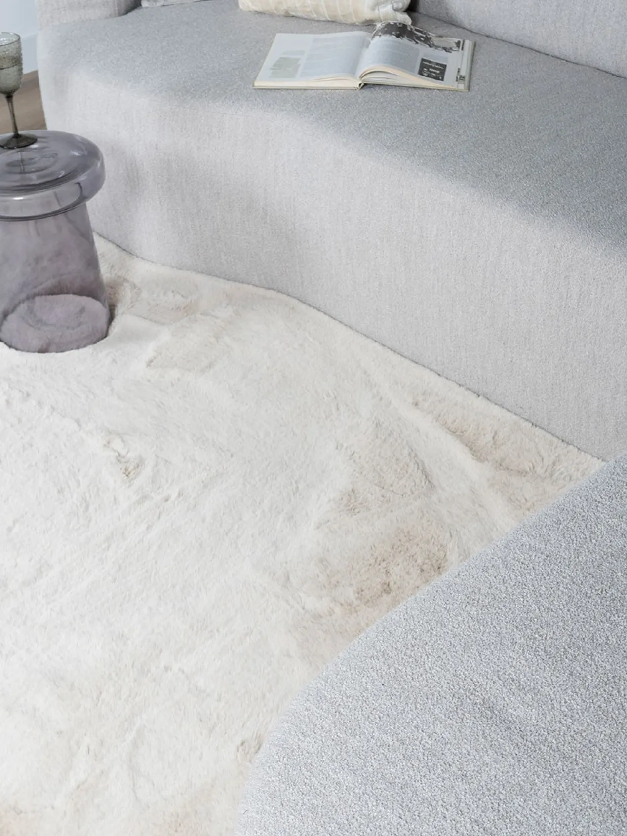 Vloerkleed Morbido Ivory ø160 cm
