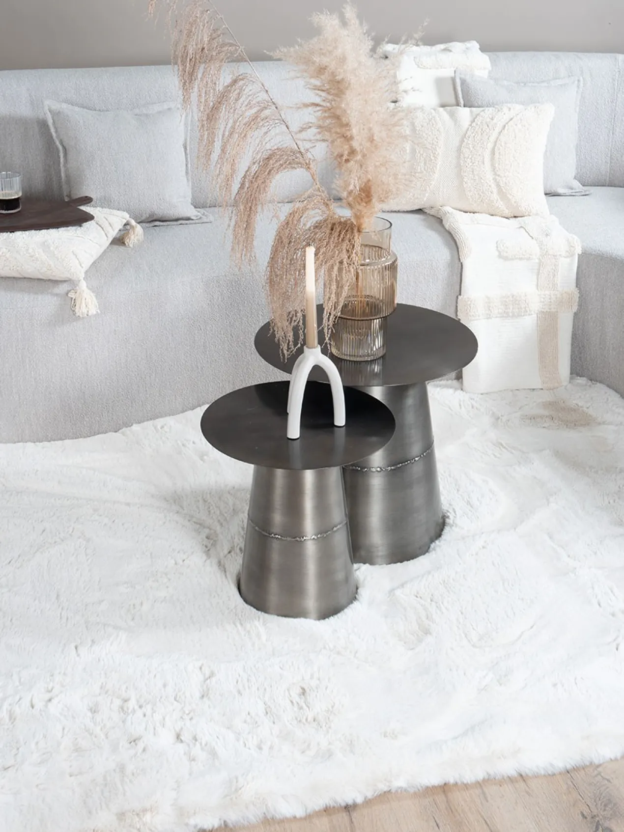 Vloerkleed Morbido Ivory 160 x 230 cm