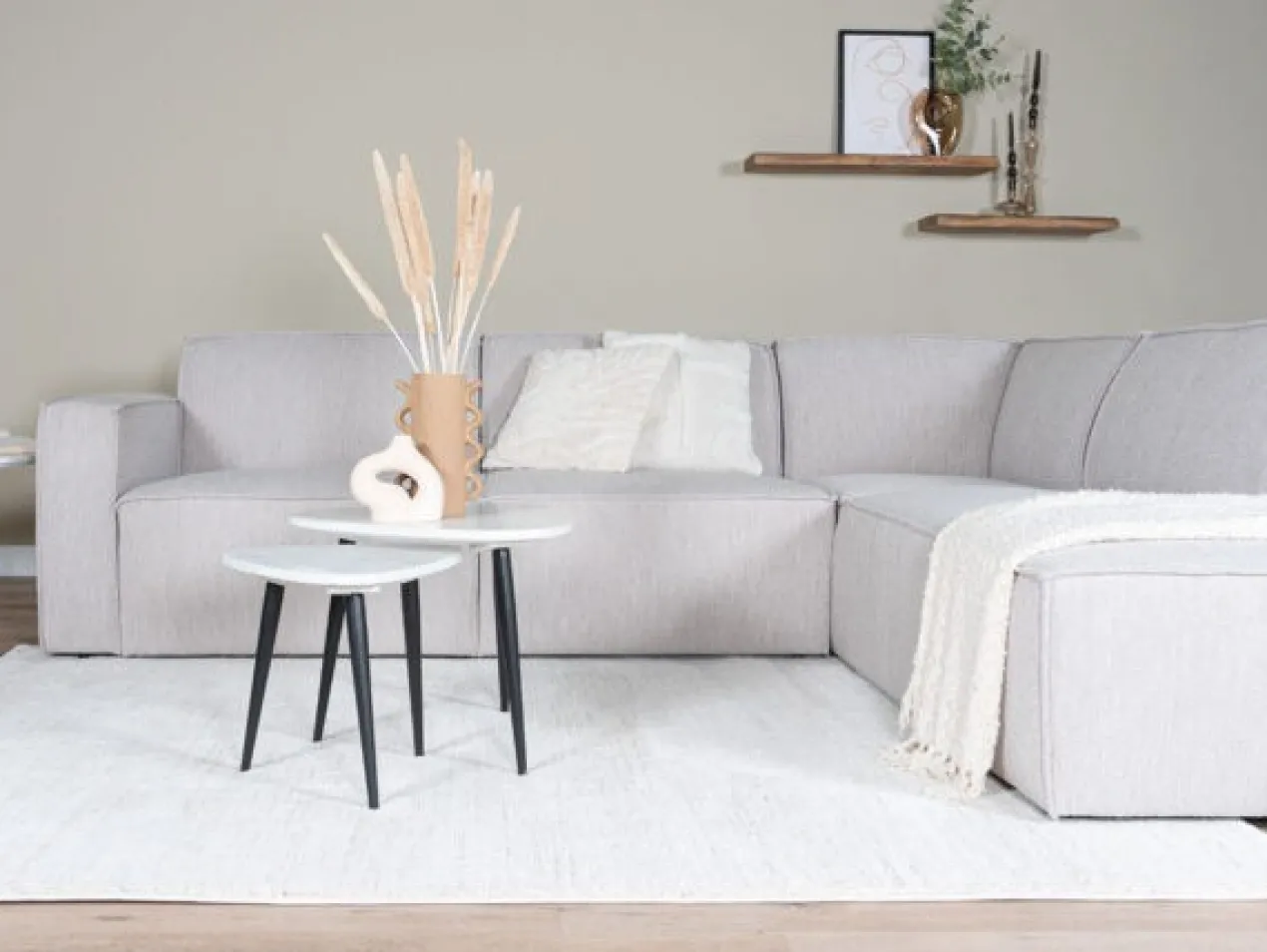Vloerkleed Nina Creme - 160 x 230 cm