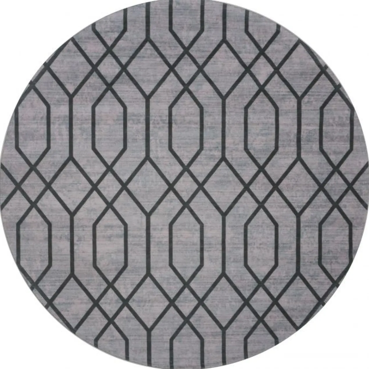 Vloerkleed Pattern Groen Rond ø200 cm
