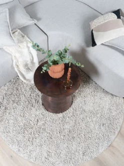 Vloerkleed Pelosa beige 200cm rond