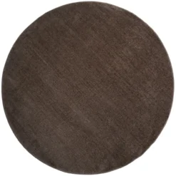 Vloerkleed Rich bruin Ø200 cm