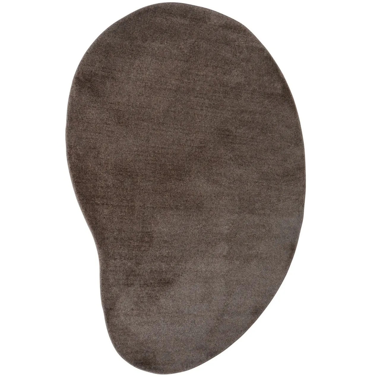 Vloerkleed Rich bruin organisch 160x230 cm