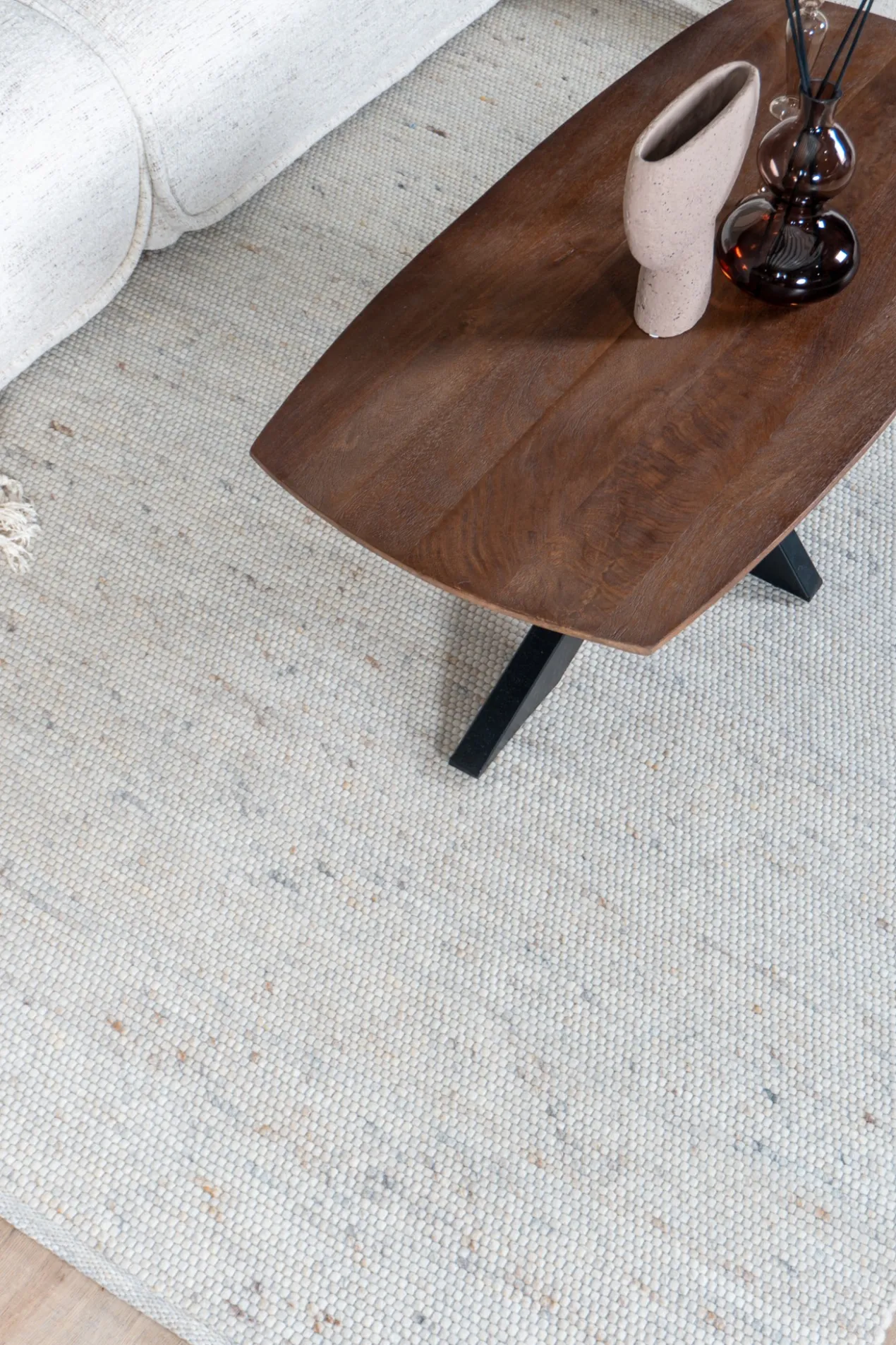 Vloerkleed Scott Beige 200 x 280 cm