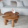 Vloerkleed Steve beige rond ø160 cm