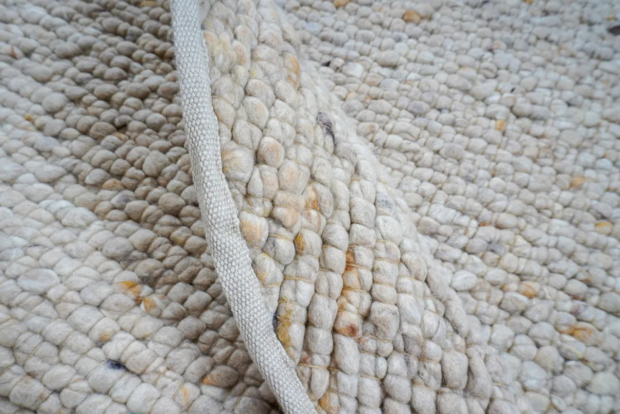 Vloerkleed Steve beige rond ø160 cm