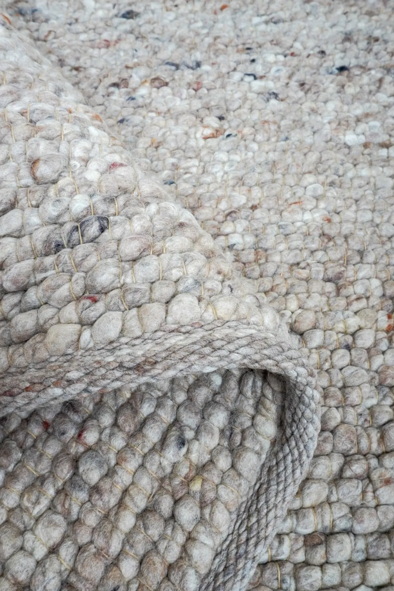 Vloerkleed Steve donker beige 160 x 230 cm