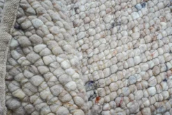 Vloerkleed Steve donker beige rond ø200 cm