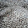 Vloerkleed Stone kiezelvormig donkerbeige 200x280 cm