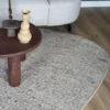 Vloerkleed Stone kiezelvormig donkerbeige 160x230 cm