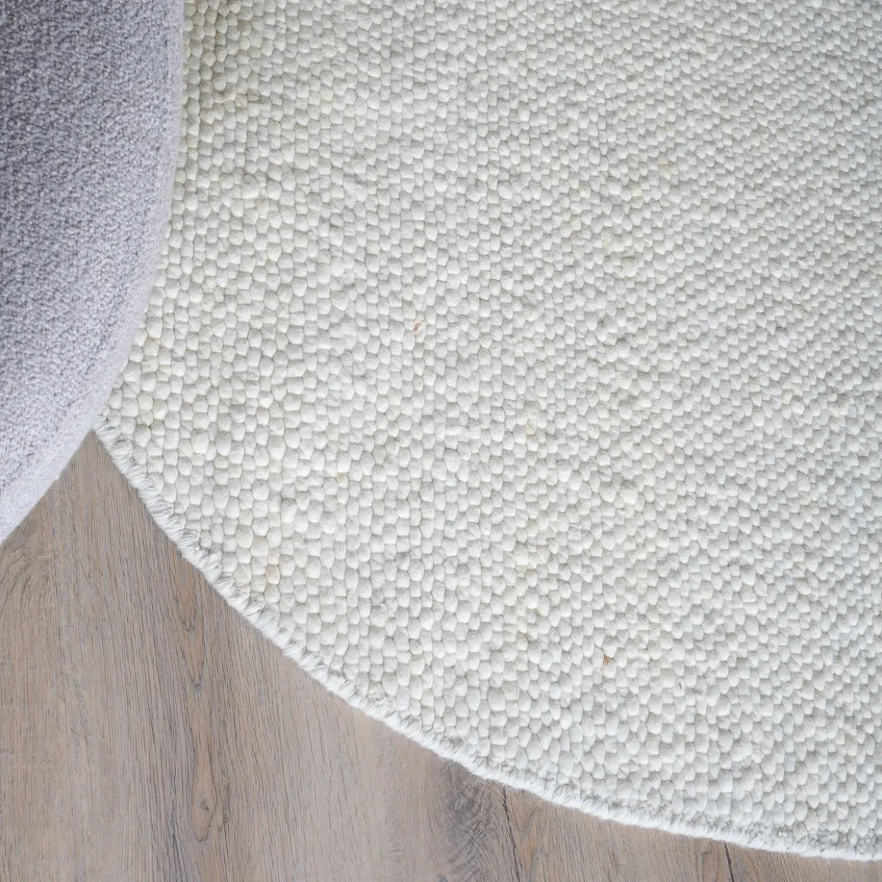 Vloerkleed Stone Kiezelvormig white 160x230 cm