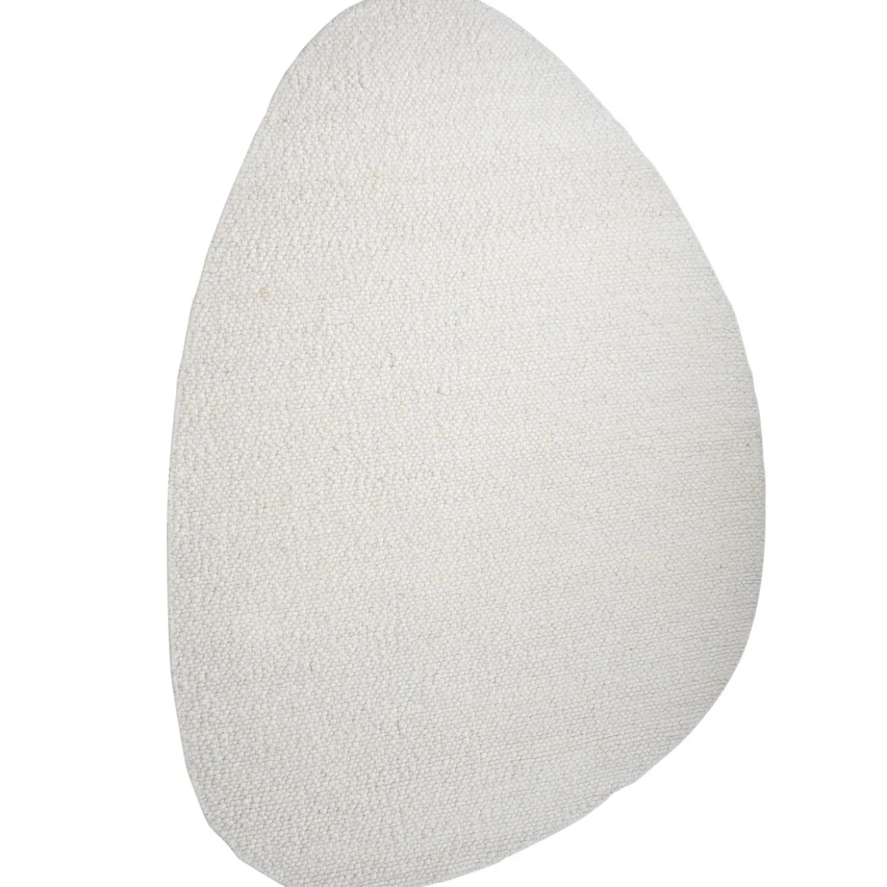 Vloerkleed Stone Kiezelvormig white 160x230 cm