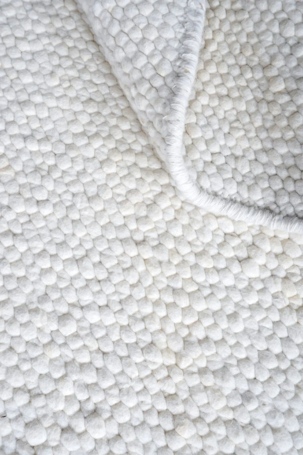 Vloerkleed Stone Organisch white 200x280 cm