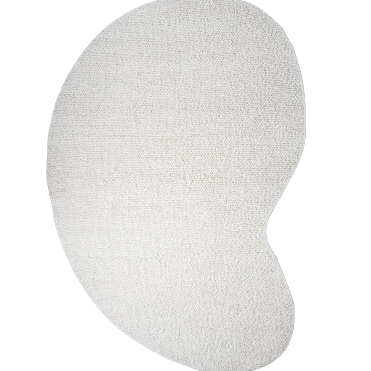 Vloerkleed Stone Organisch white 160x230 cm