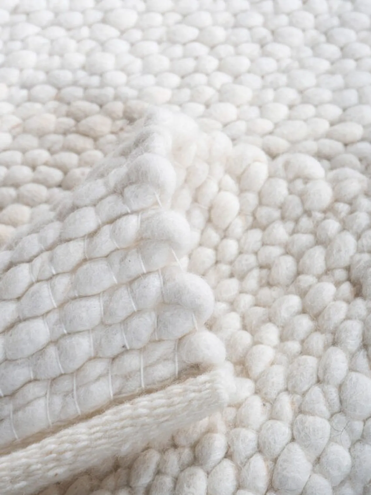 Vloerkleed Stone white 140x200 cm