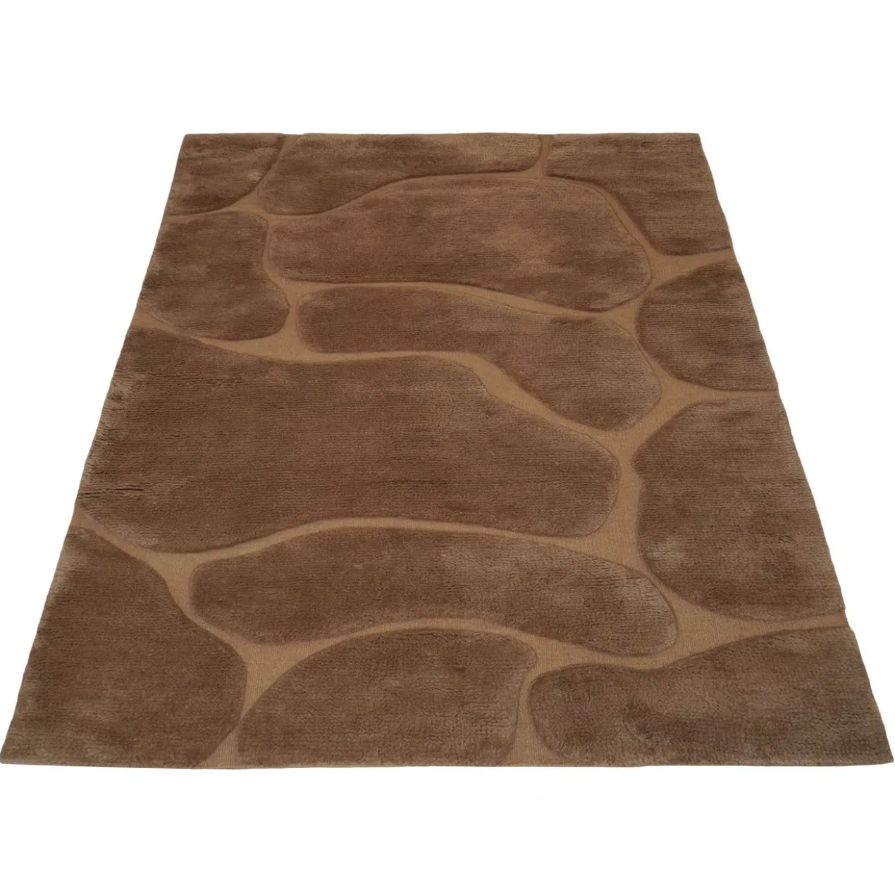 Vloerkleed Superior Berber burnt caramel 160x230 cm