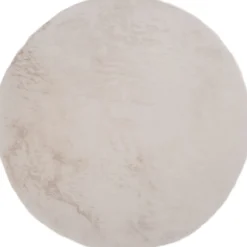 Vloerkleed Velluto Beige - Rond ø200 cm