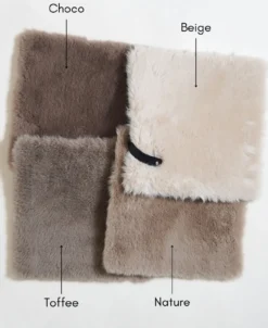 Vloerkleed Velluto Beige - Rond ø230 cm