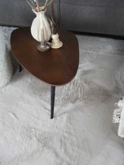Vloerkleed Velluto Beige - Rond ø160 cm
