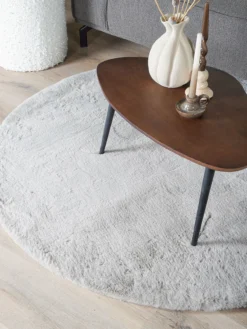 Vloerkleed Velluto Nature - Rond ø160 cm