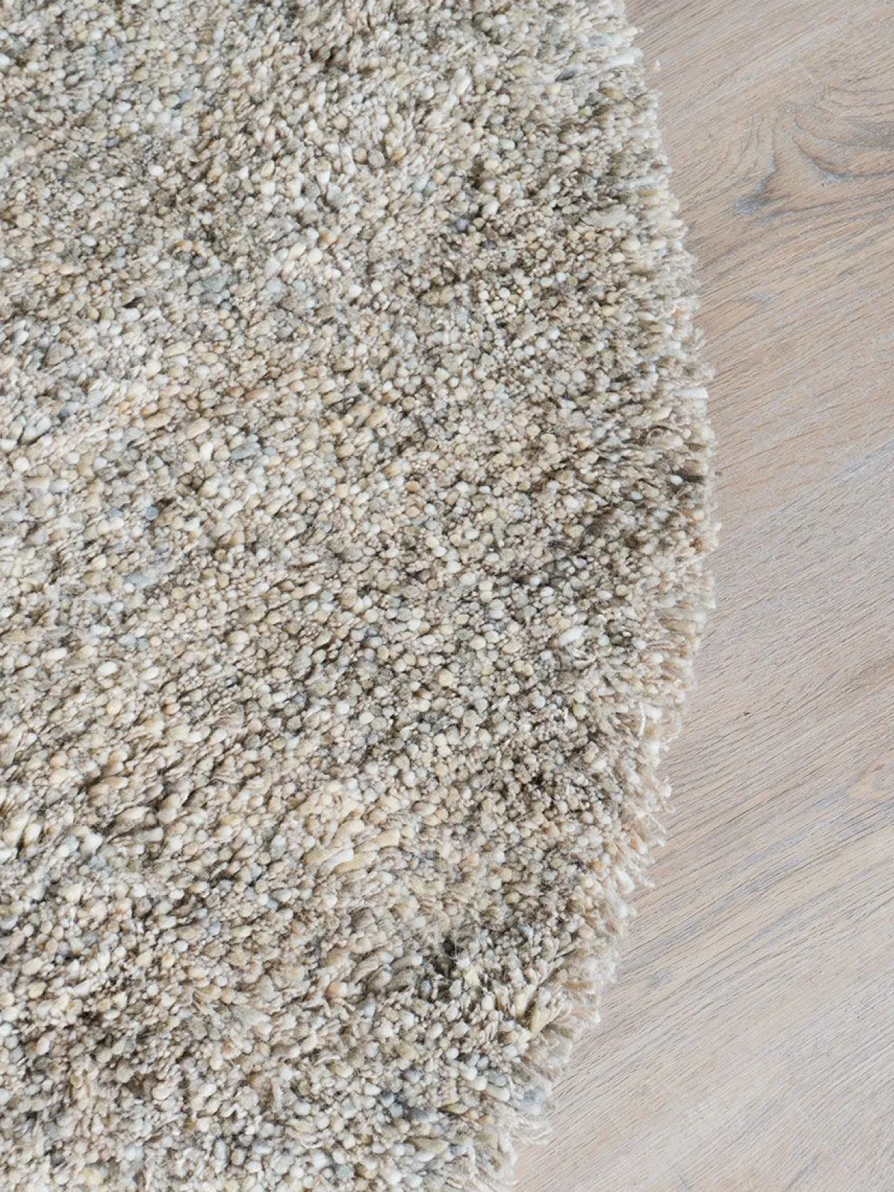 Vloerkleed Zumba Beige Rond ø200 cm