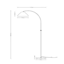 Vloerlamp Andres beige