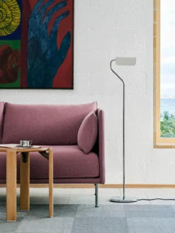Vloerlamp Apex oyster white