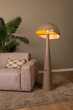 Vloerlamp Barone Ø52,6 cm taupe