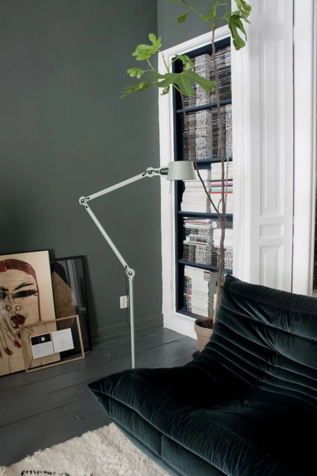 Vloerlamp Bolt 2 armen ash grey