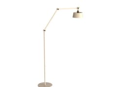 Vloerlamp Bolt Long upperfit 2 armen lightning white