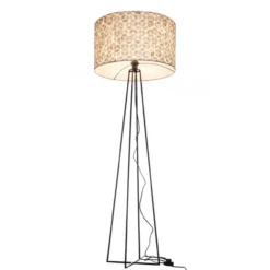 Vloerlamp Capri M Cubes white capiz