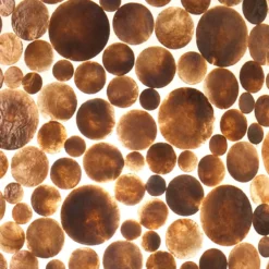 Vloerlamp coins gold shell 150 cm