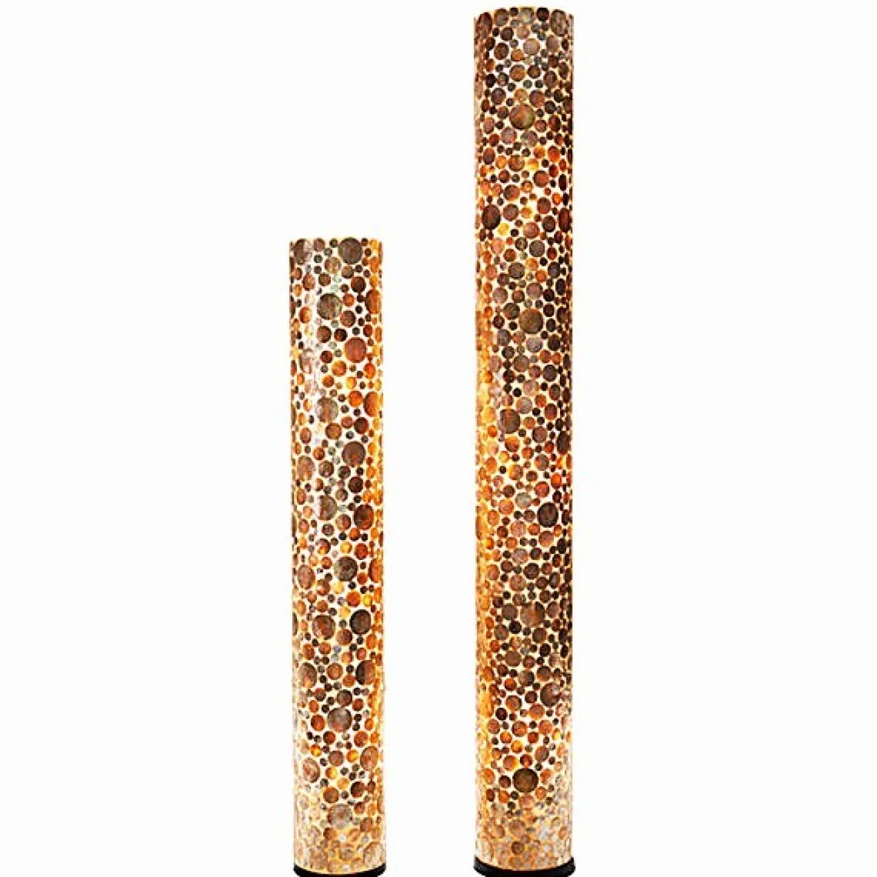 Vloerlamp coins gold shell 150 cm
