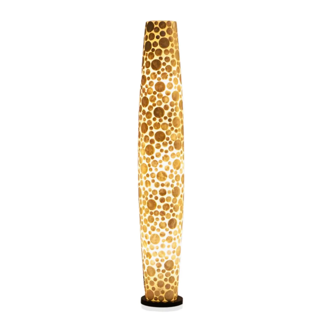 Vloerlamp coins white shell 200 cm
