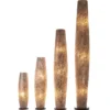 Vloerlamp Cone gold capiz 150 cm