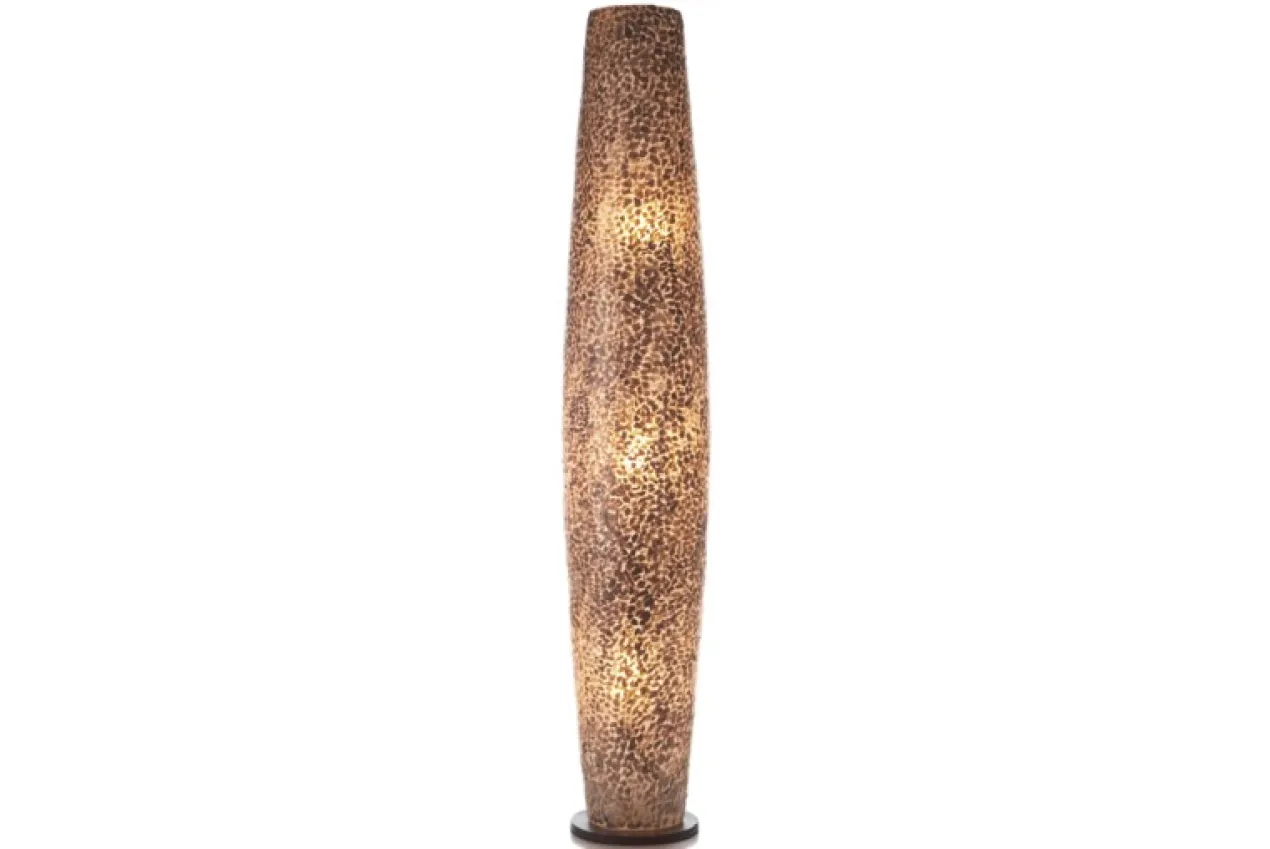 Vloerlamp Cone gold capiz 150 cm