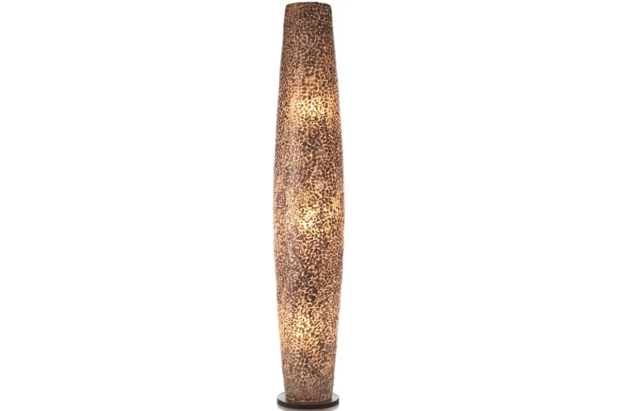 Vloerlamp Cone gold capiz 150 cm