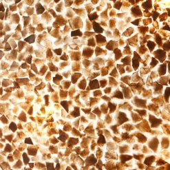 Vloerlamp Cone gold capiz 100 cm