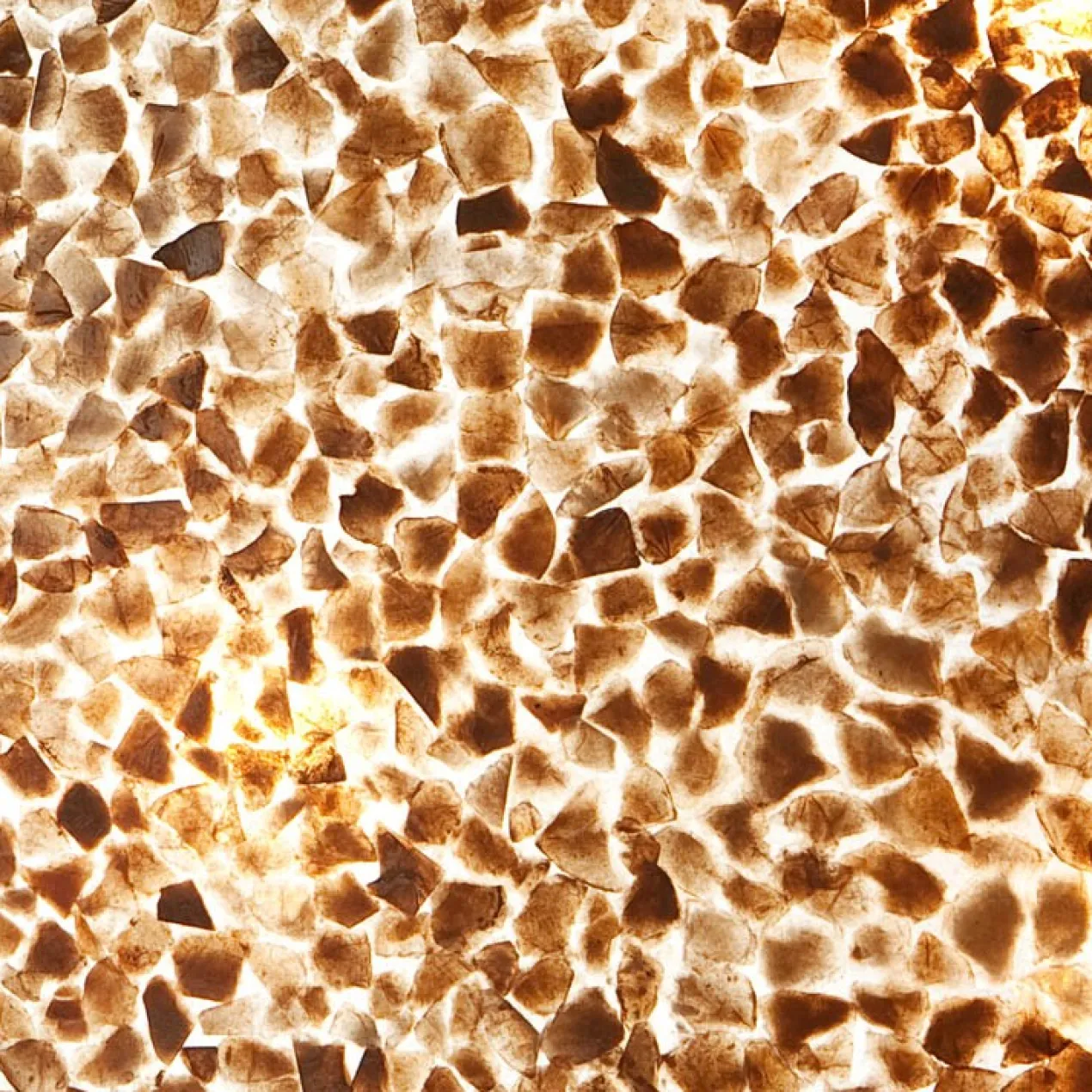 Vloerlamp Cone gold capiz schelp 200 cm