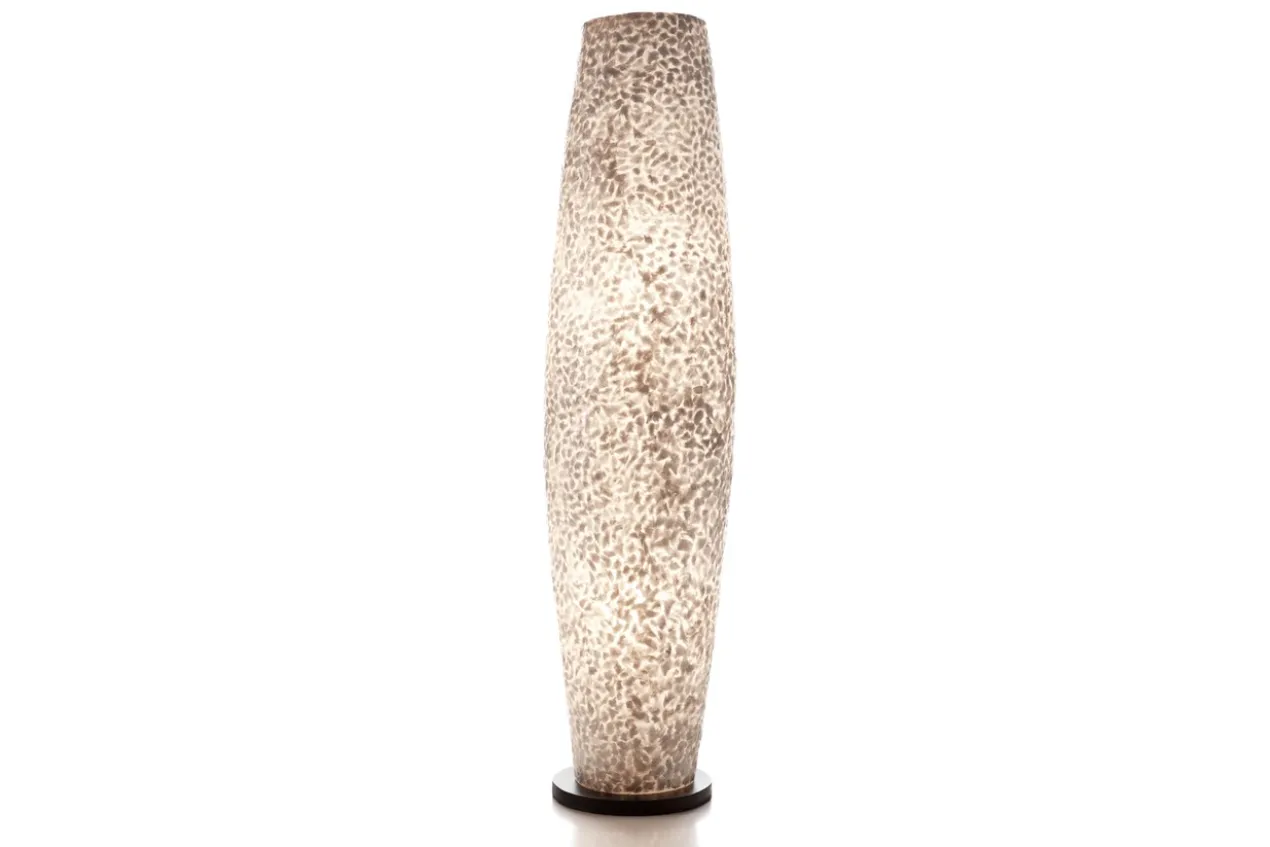 Vloerlamp Cone white capiz 100 cm